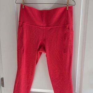 Athleta Bold Pink 7/8 Leggings